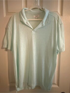 Banana Republic Mint Green Short-Sleeve Polo